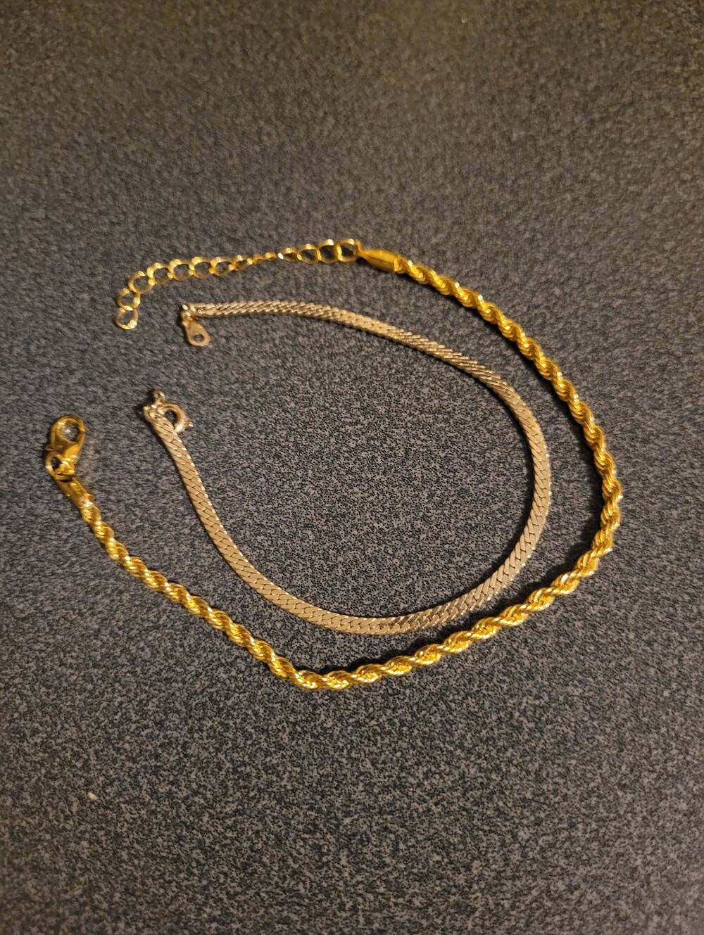 Gold-Tone Double Chain Bracelet Set - Women Jewelry